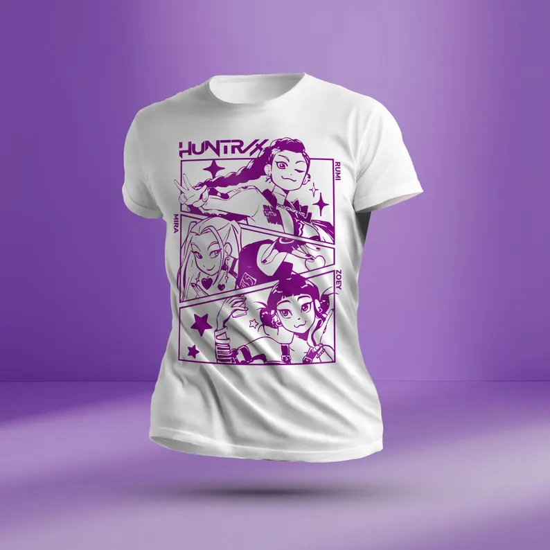 k-pop-demon-hunters-huntrix-t-shirt