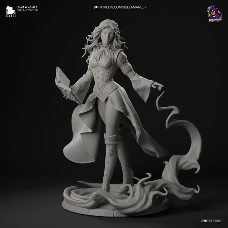 The Witcher – Triss Merigold Action Figure | Model by Bulkamancer Sculpts | 3D Printed Garage Kit