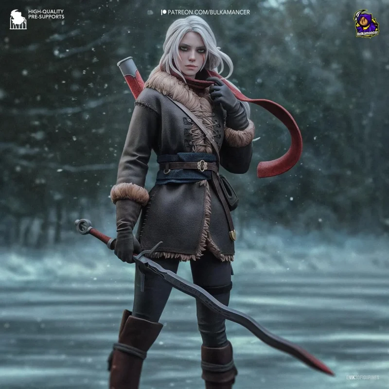 the-witcher-ciri-action-figure-model-by-bulkamancer-sculpts-3d-printed-garage-kit-2
