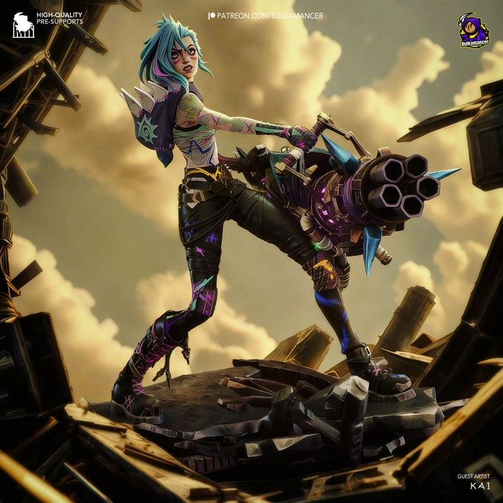 league-of-legends-jinx-from-arcane-action-figure-model-by-bulkamancer-sculpts-3d-printed-garage-kit