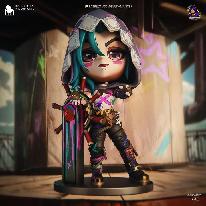 league-of-legends-jinx-from-arcane-chibi-figure-model-by-bulkamancer-sculpts-3d-printed-garage-kit