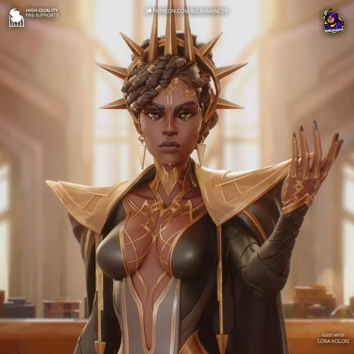 league-of-legends-mel-from-arcane-action-figure-model-by-bulkamancer-sculpts-3d-printed-garage-kit