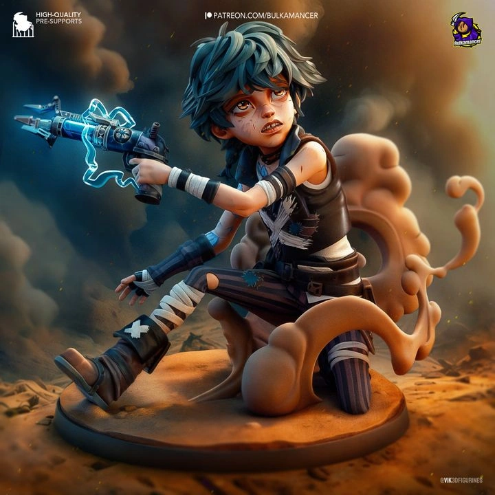 league-of-legends-isha-from-arcane-action-figure-model-by-bulkamancer-sculpts-3d-printed-garage-kit