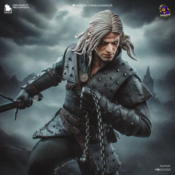 the-witcher-the-witcher-action-figure-model-by-bulkamancer-sculpts-3d-printed-garage-kit