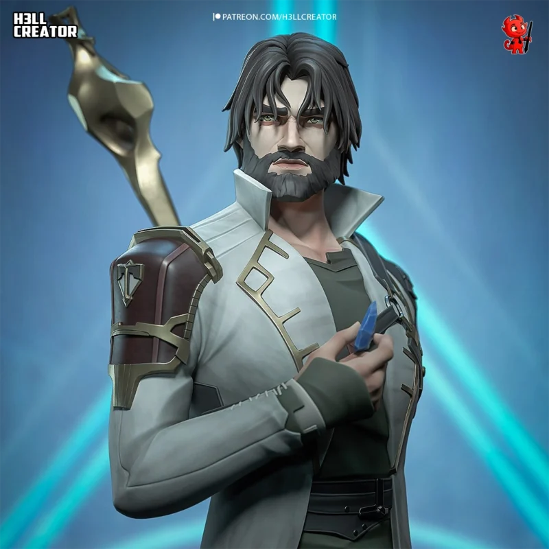 league-of-legends-jayce-from-arcane-action-figure-model-by-h3ll-creator-3d-printed-garage-kit