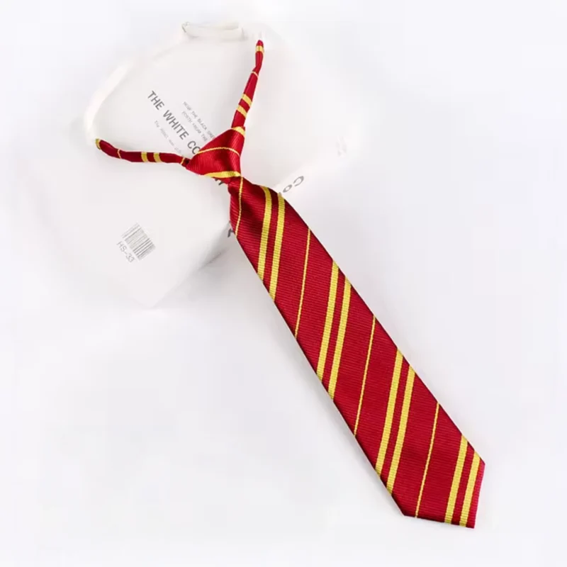 hogwarts-legacy-red-tie-45-cm-wizard-school-striped-polyester-tie