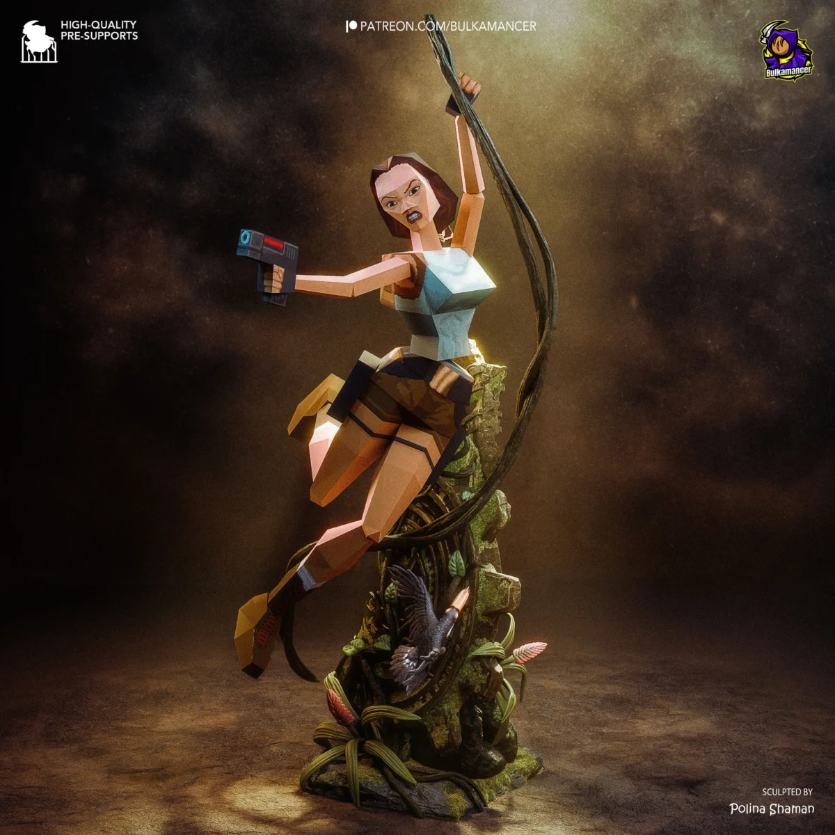 Tomb Raider – Lara Croft Action Figure | 3D Printed Garage Kit