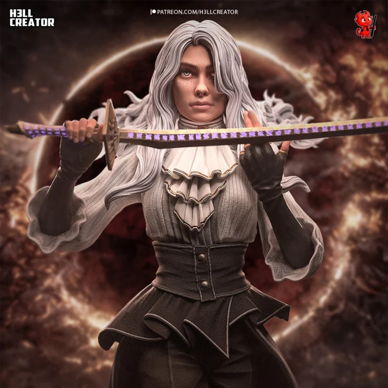 clair-obscur-expedition-33-real-maelle-action-figure-model-by-h3ll-creator-3d-printed-garage-kit