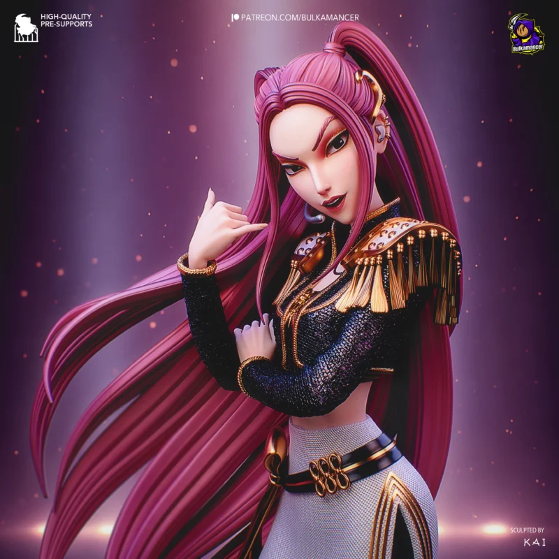k-pop-demon-hunters-mira-action-figure-model-by-bulkamancer-sculpts-3d-printed-garage-kit