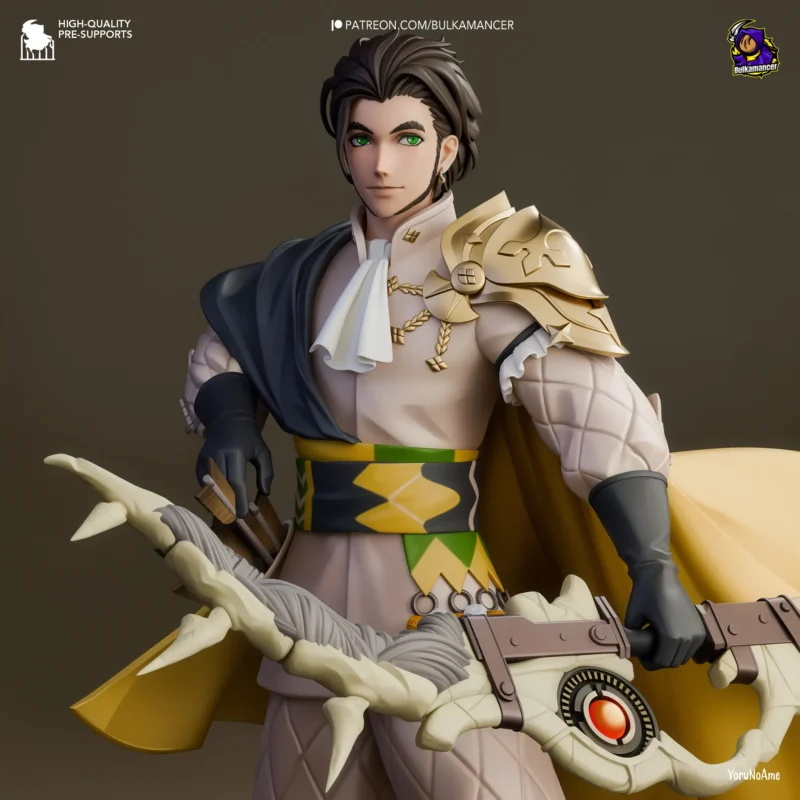 fire-emblem-three-houses-claude-action-figure-model-by-bulkamancer-sculpts-3d-printed-resin-garage-kit