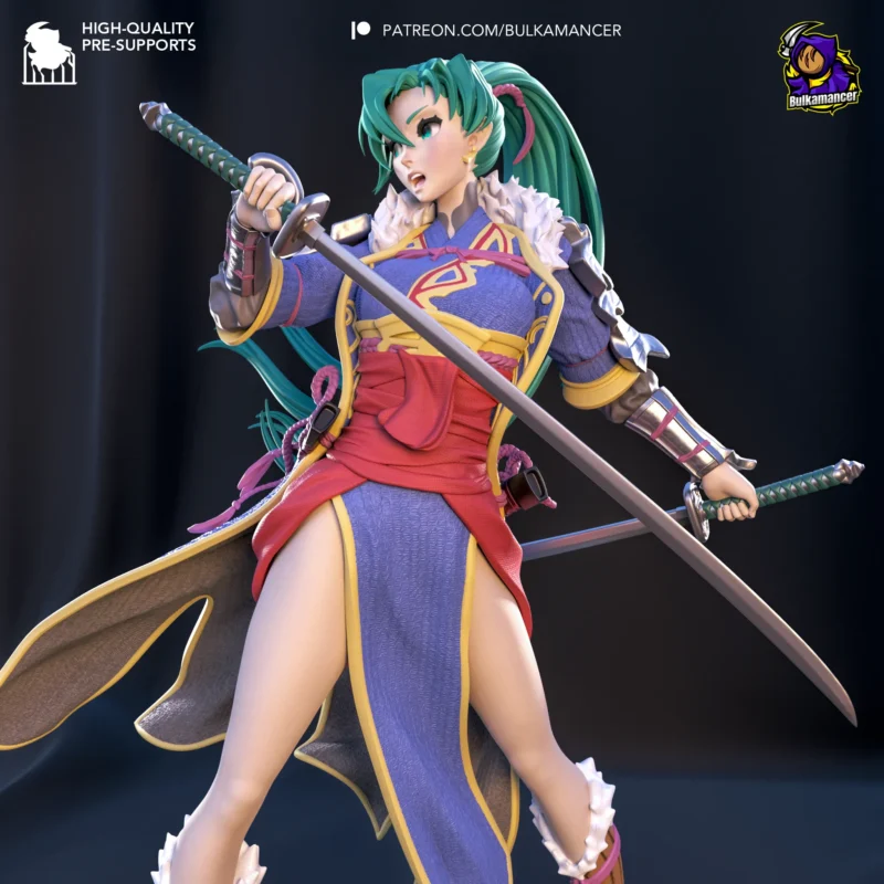 fire-emblem-three-houses-lyn-action-figure-model-by-bulkamancer-sculpts-3d-printed-resin-garage-kit