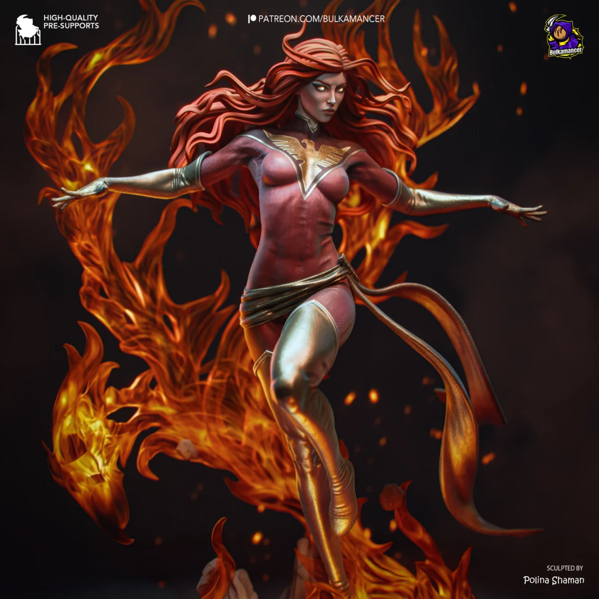 Dark Phoenix Action Figure – Marvel Resin Statue