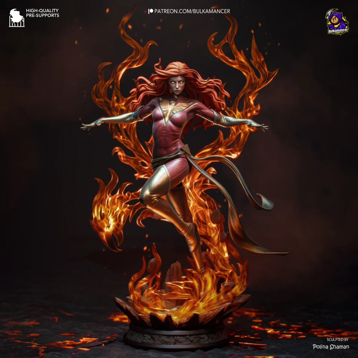 Dark Phoenix Action Figure – Marvel Resin Statue