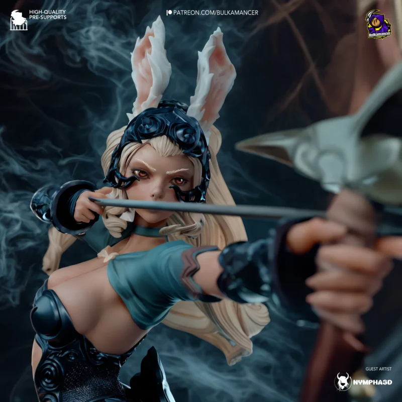 final-fantasy-xii-fran-action-figure-model-by-nymph3d-3d-printed-resin-garage-kit