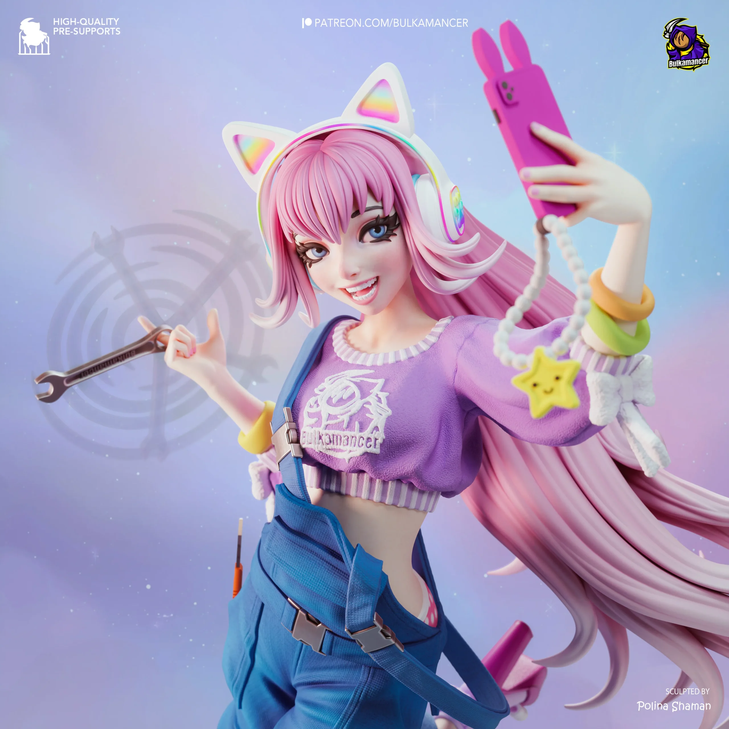 bulkamaner catgirl action figure