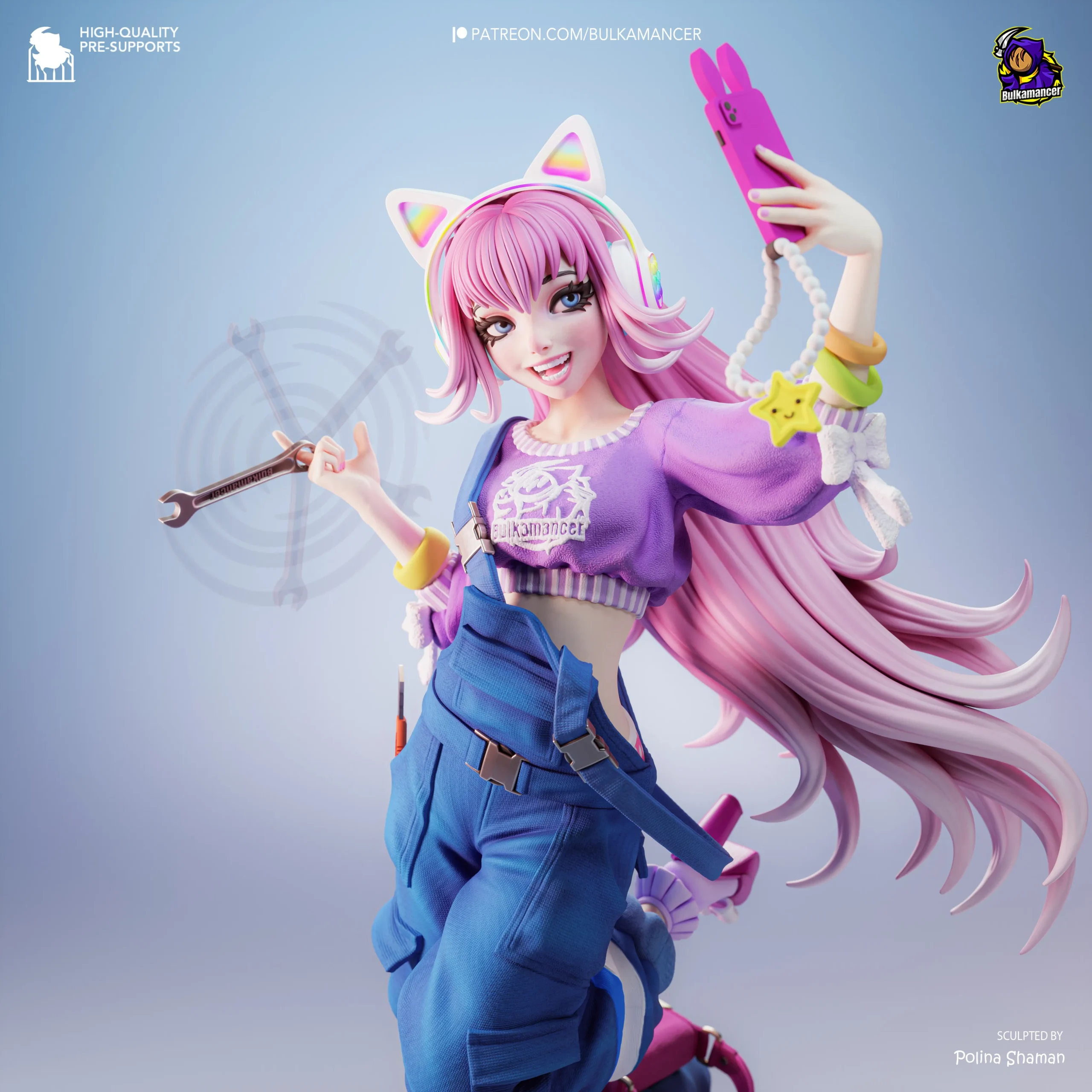 bulkamaner catgirl action figure