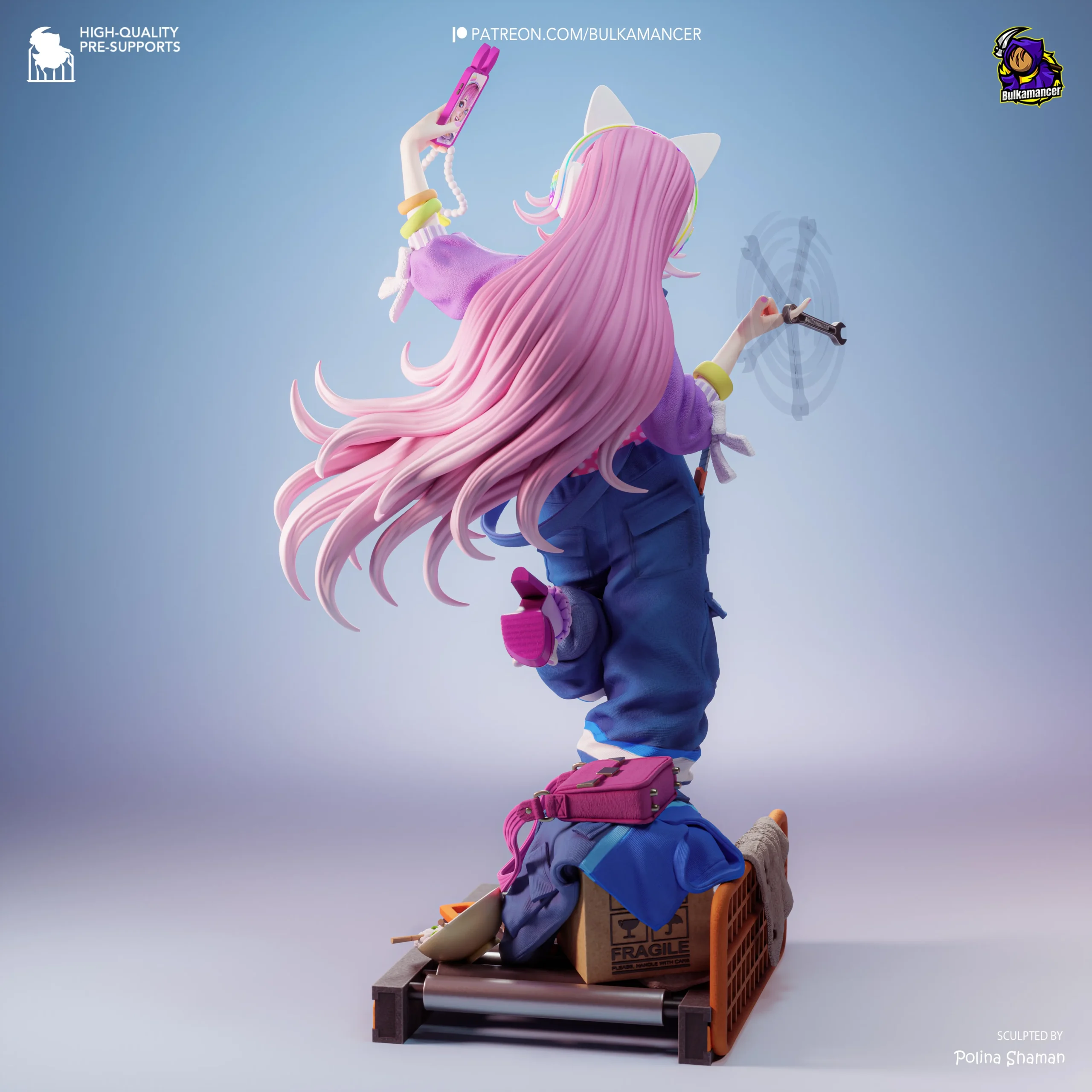 bulkamaner catgirl action figure