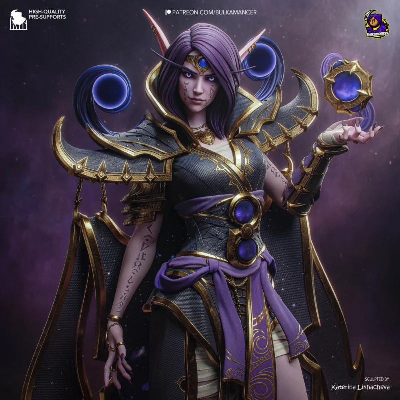 world-of-warcraft-xalatath-action-figure-model-by-bulkamancer-sculpts-3d-printed-resin-garage-kit