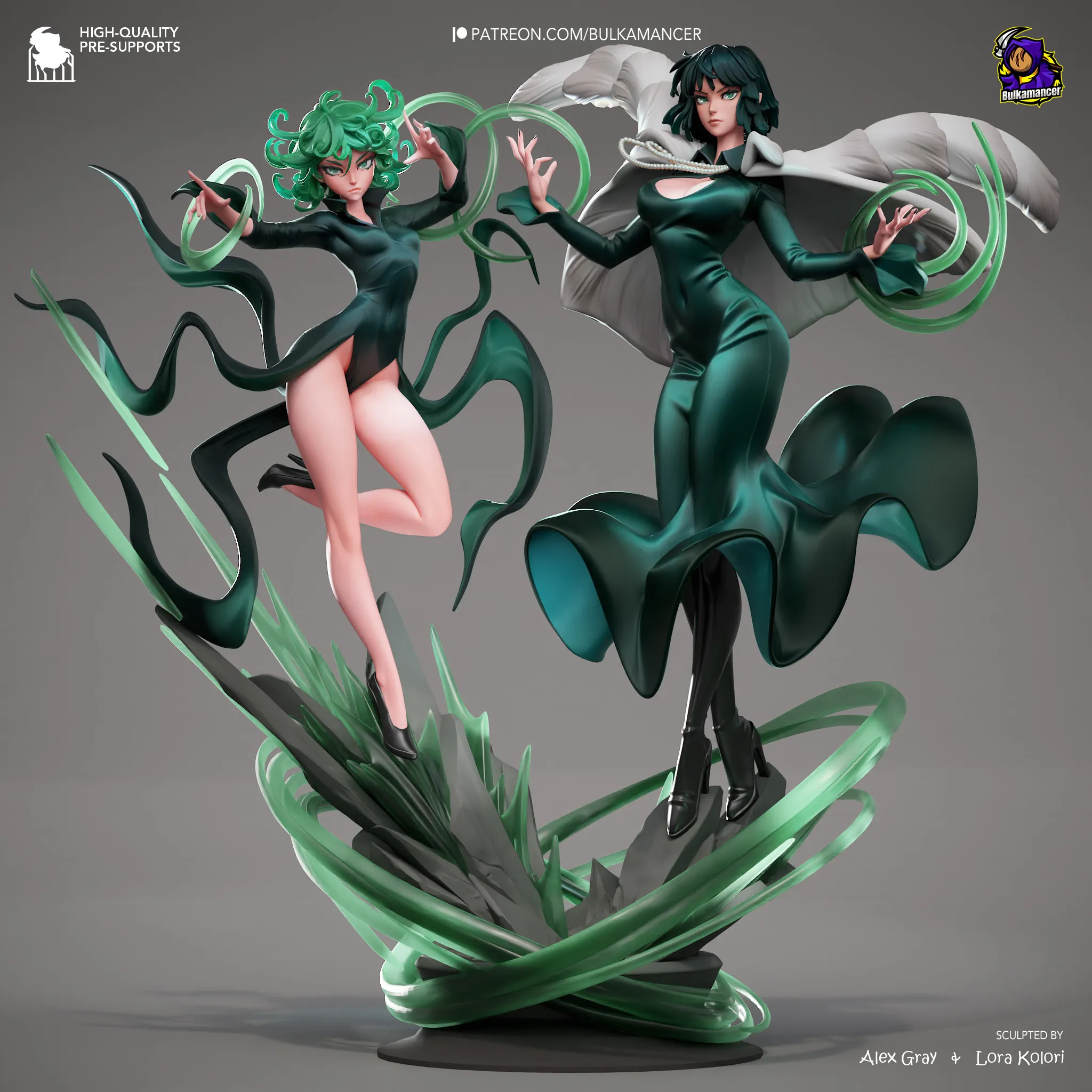 One Punch Man Fubuki Tatsumaki Diorama