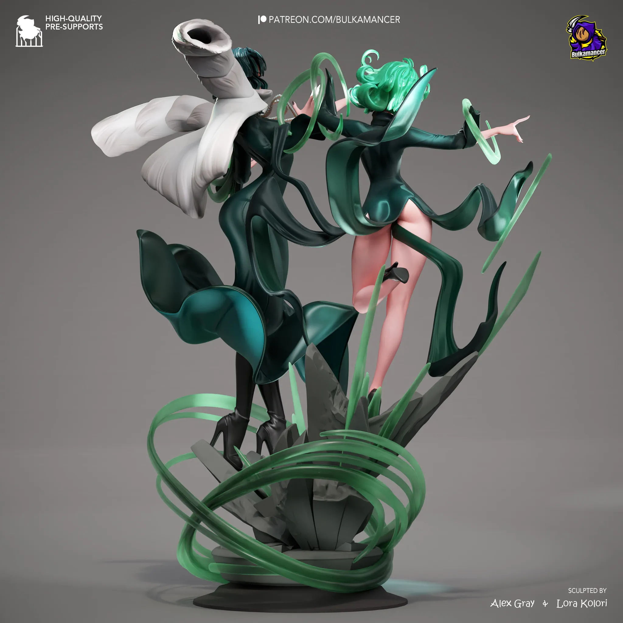 One Punch Man Fubuki Tatsumaki Diorama