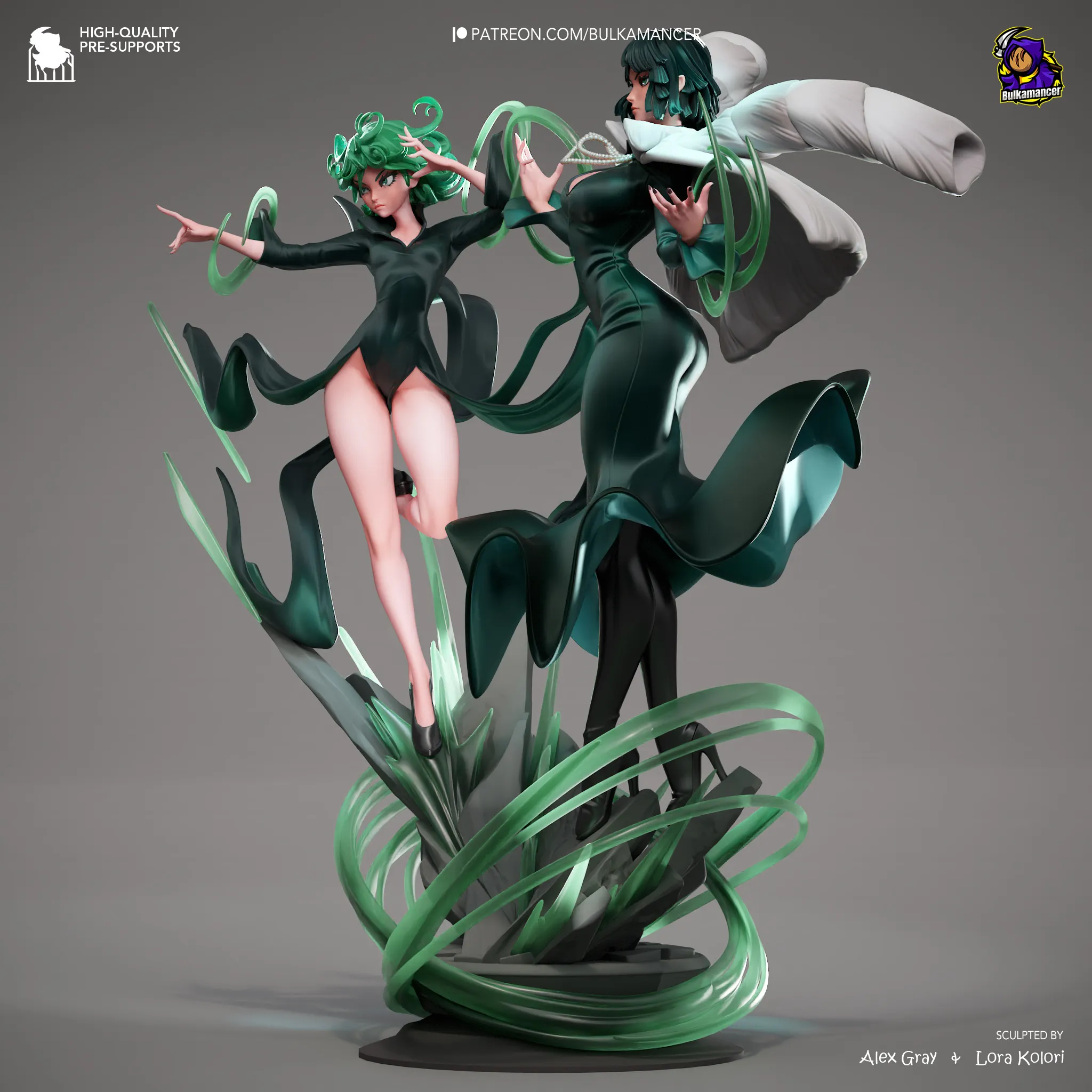 One Punch Man Fubuki Tatsumaki Diorama