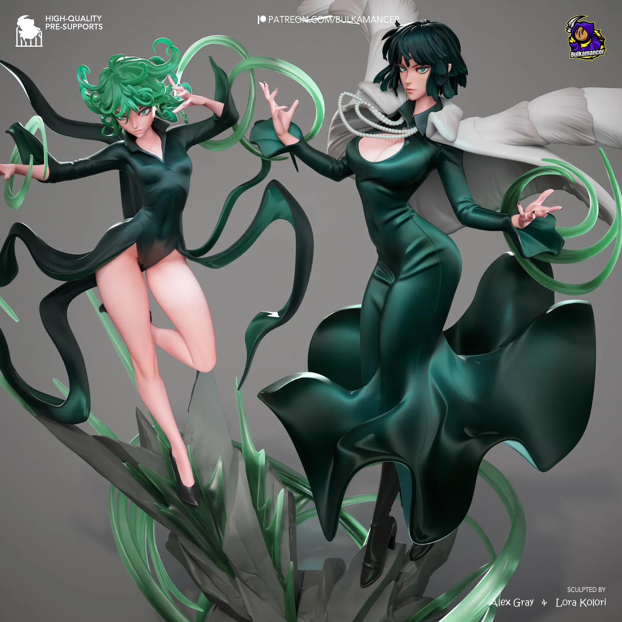 One Punch Man Fubuki Tatsumaki Diorama