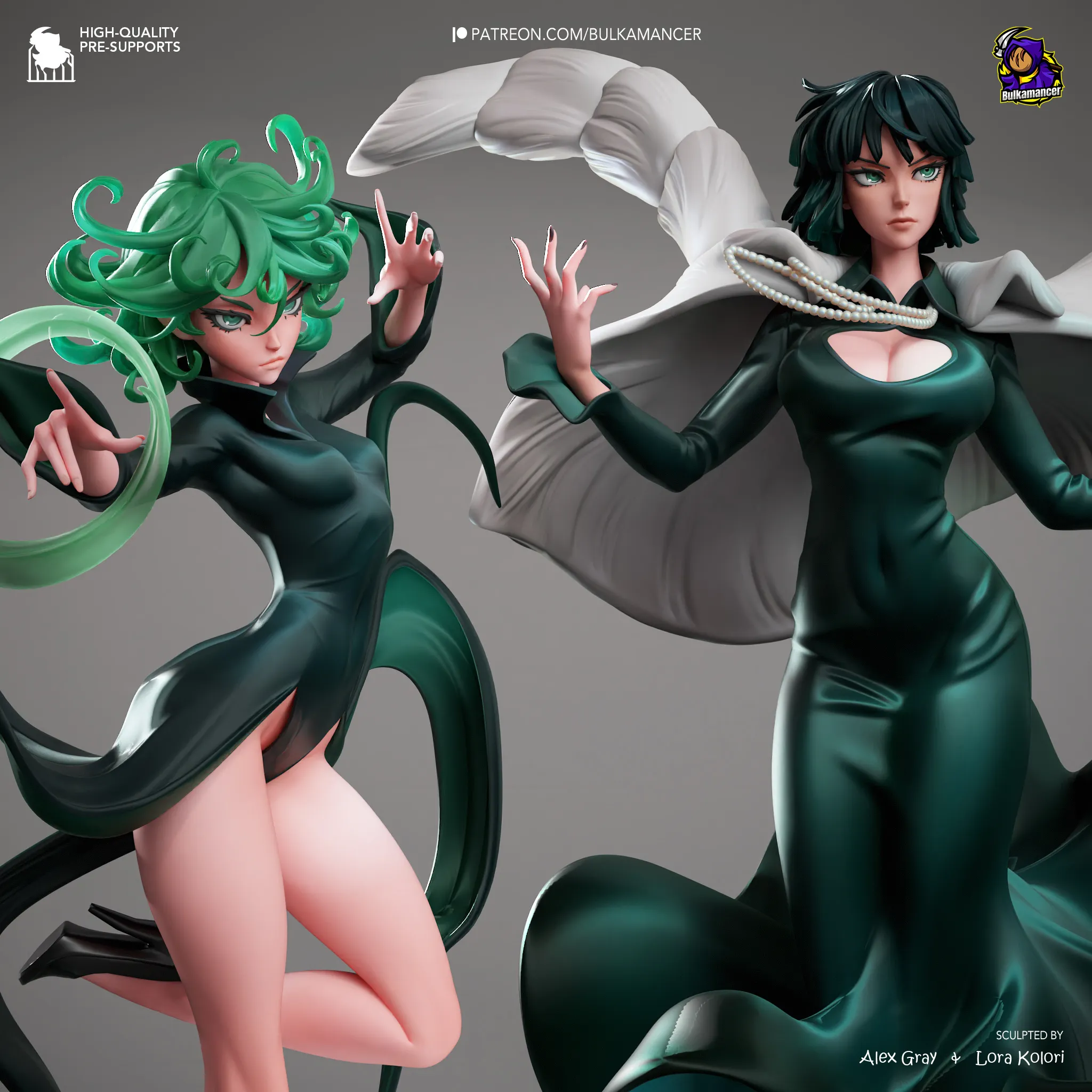 One Punch Man Fubuki Tatsumaki Diorama