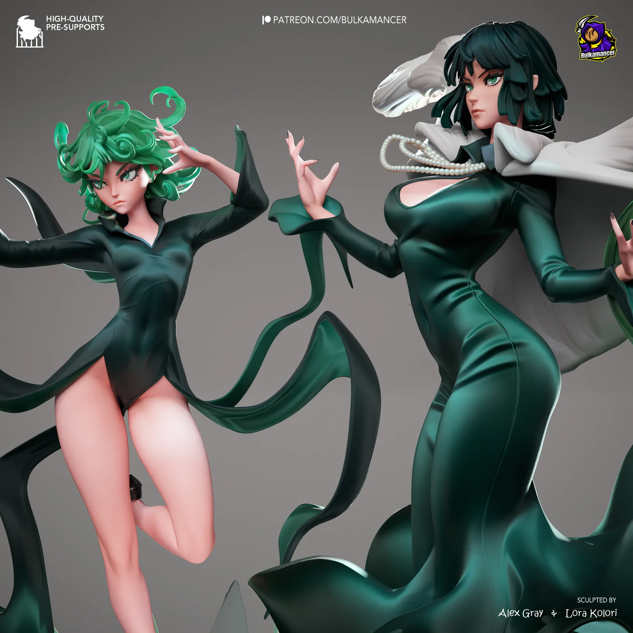 One Punch Man Fubuki Tatsumaki Diorama