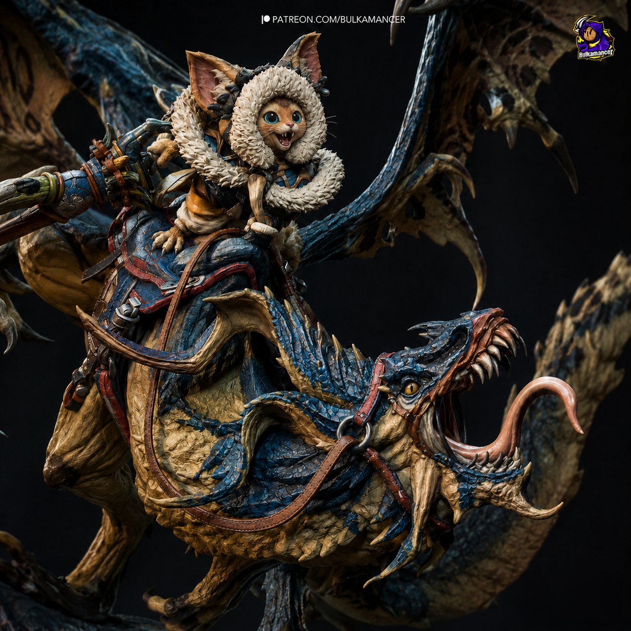 Monster Hunter – Palico Dragon-Rider Action Figure