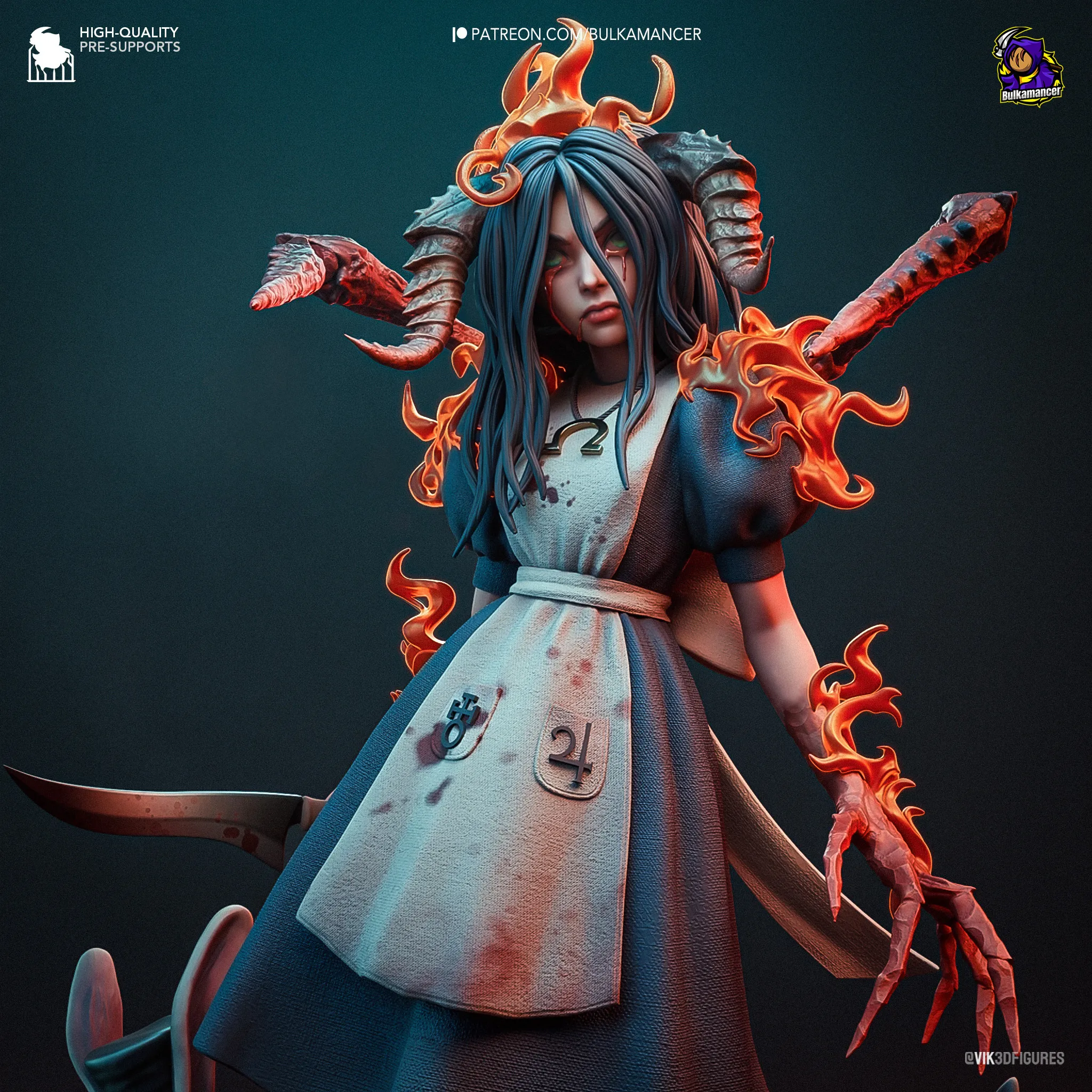 アリス イン ナイトメア American McGee's Aliceフィギュア American McGee's Alice – Alice Action Figure