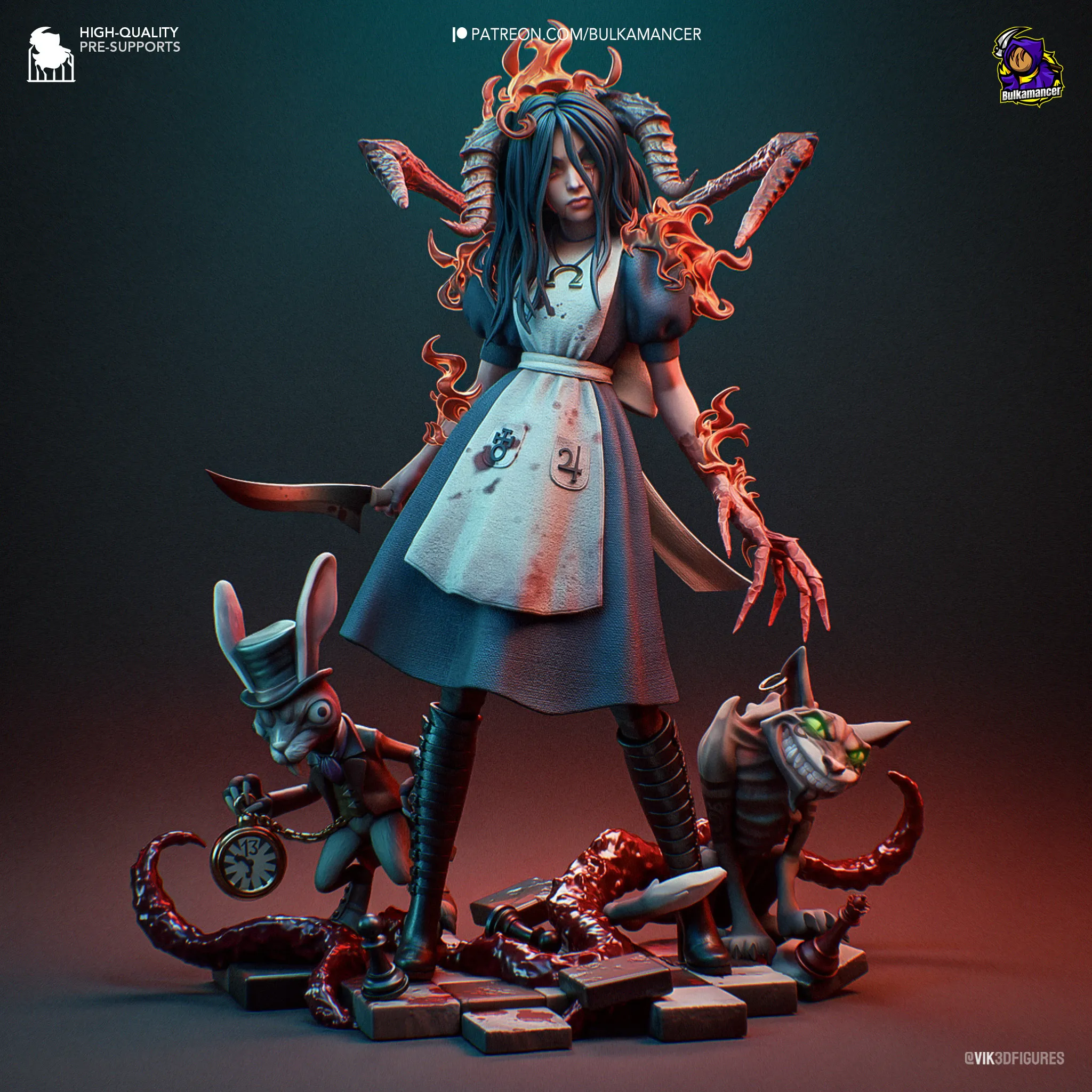 アリス イン ナイトメア American McGee's Aliceフィギュア American McGee's Alice – Alice Action Figure