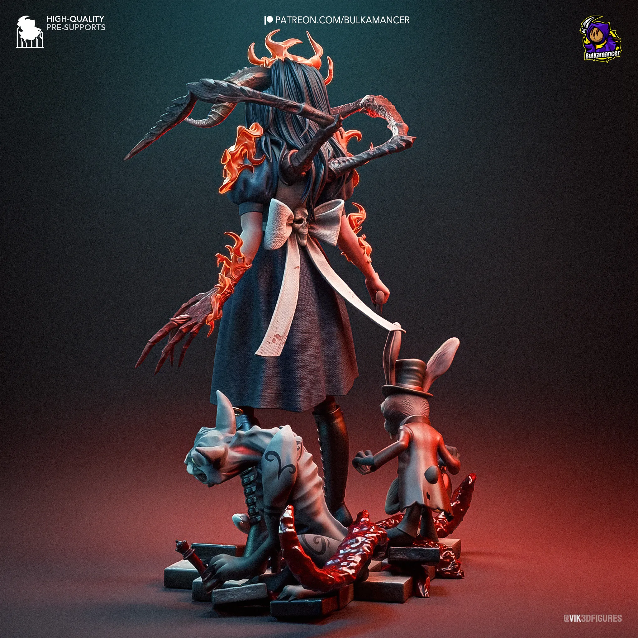 アリス イン ナイトメア American McGee's Aliceフィギュア American McGee's Alice – Alice Action Figure アメコミ