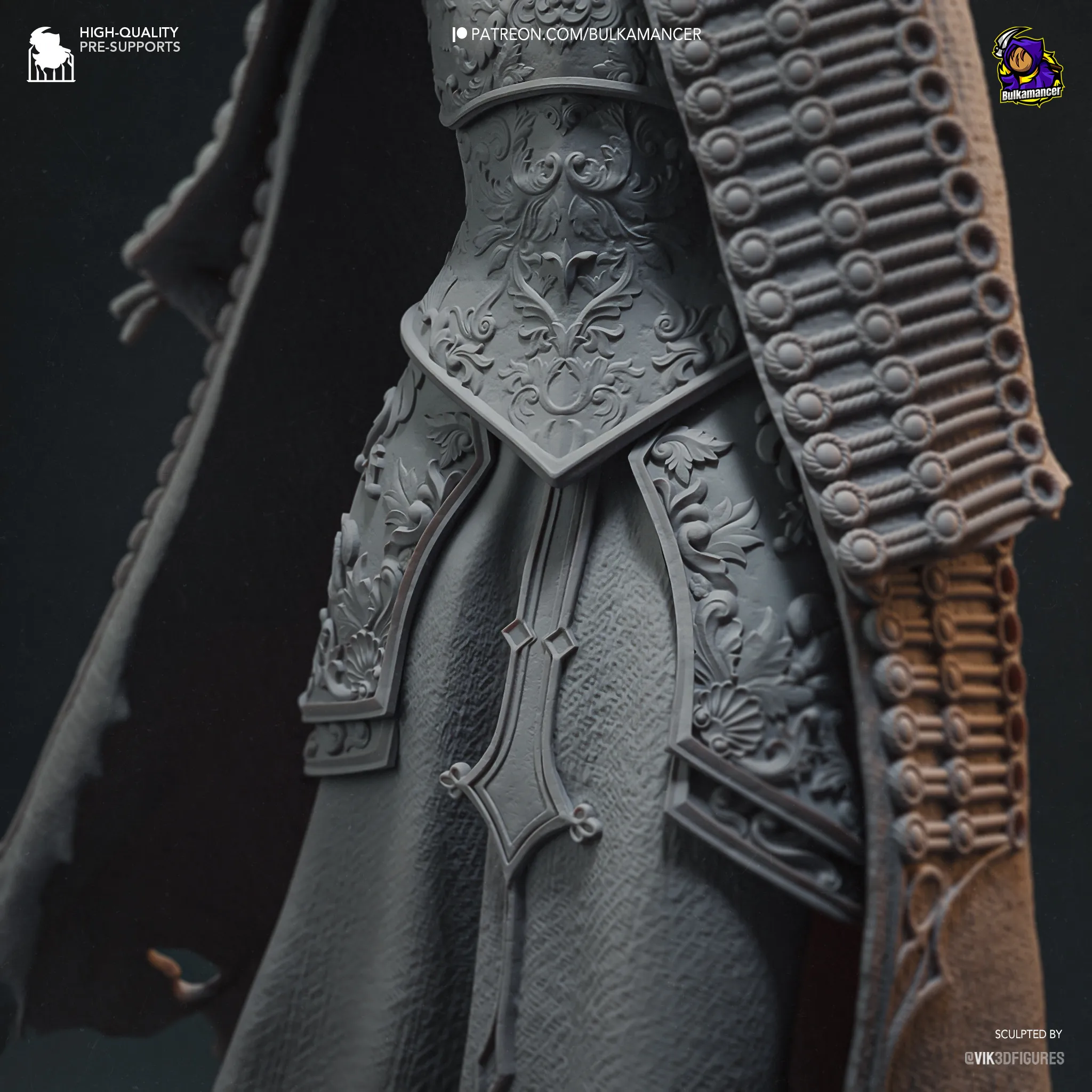 trench crusade artillery witch figure