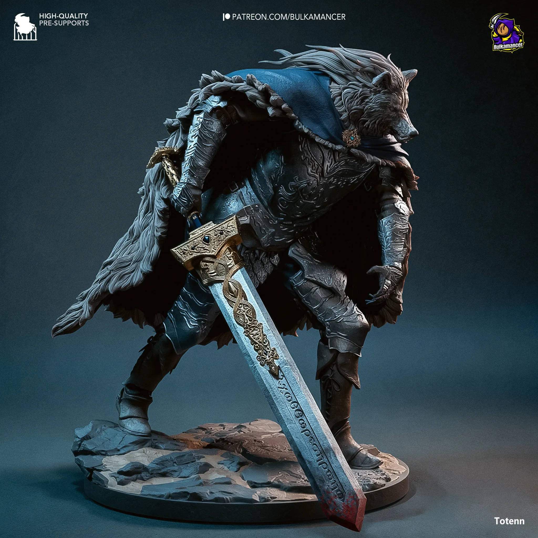 Elden Ring Blaidd the Half-Wolf Action Figure