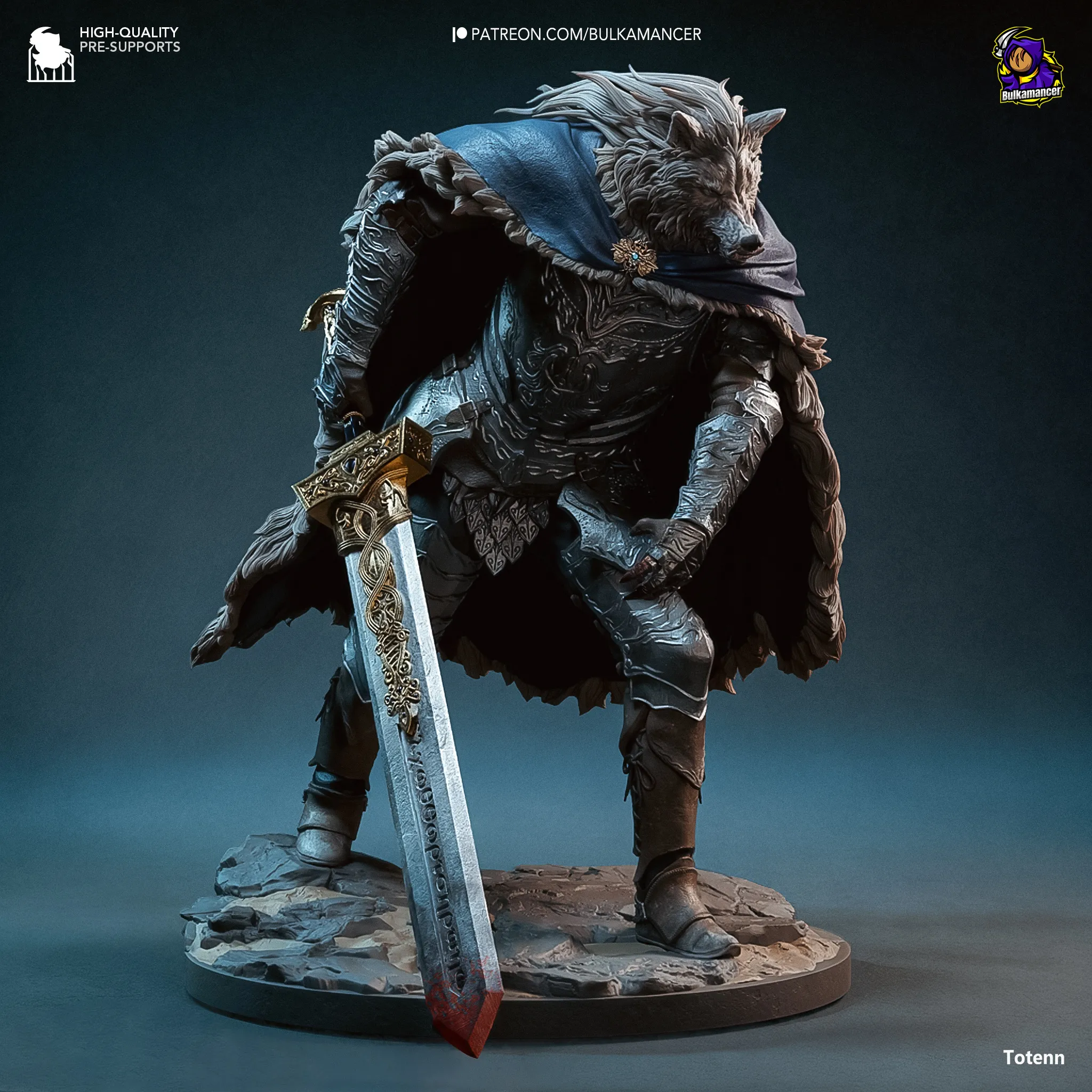 Elden Ring Blaidd the Half-Wolf Action Figure