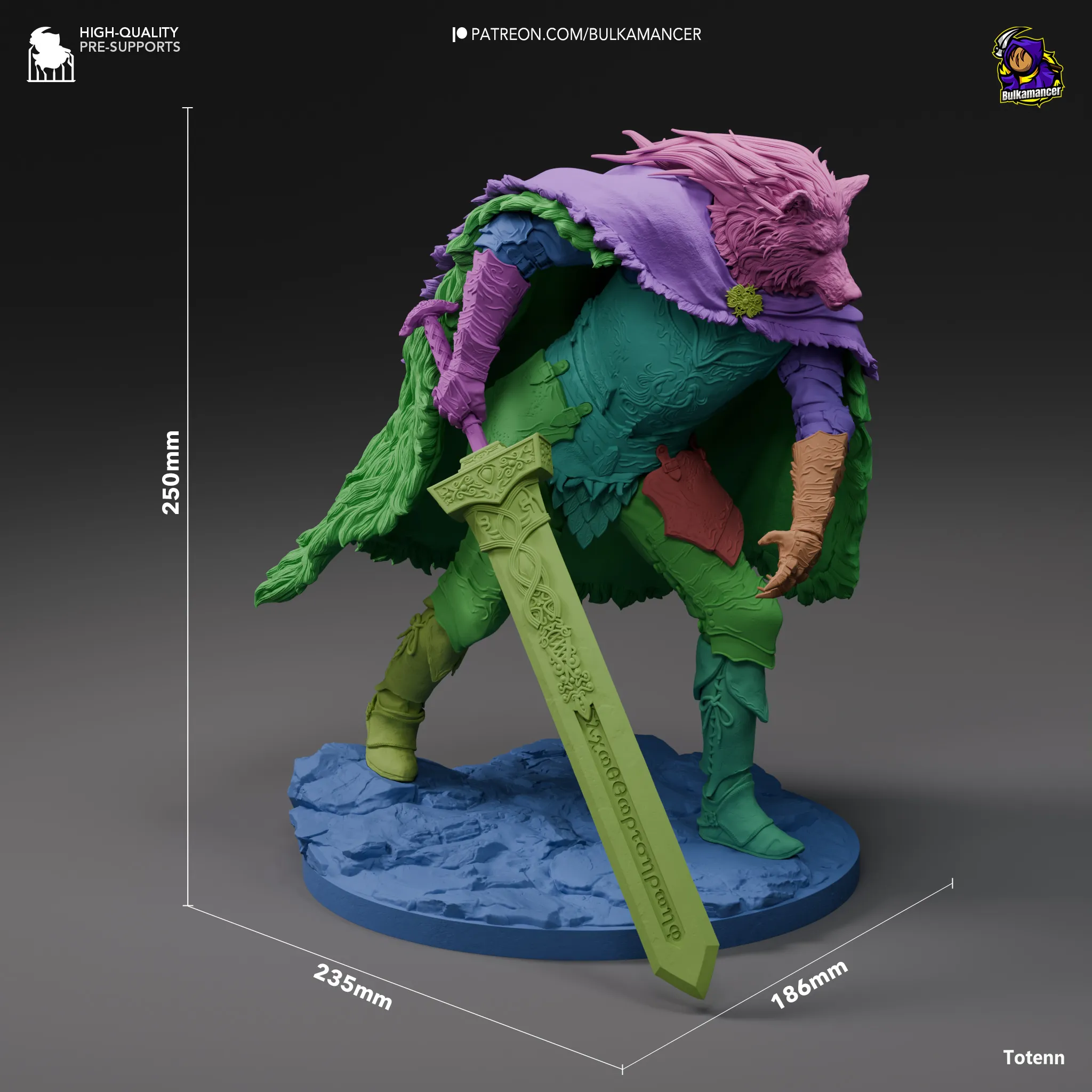 Elden Ring Blaidd the Half-Wolf Action Figure