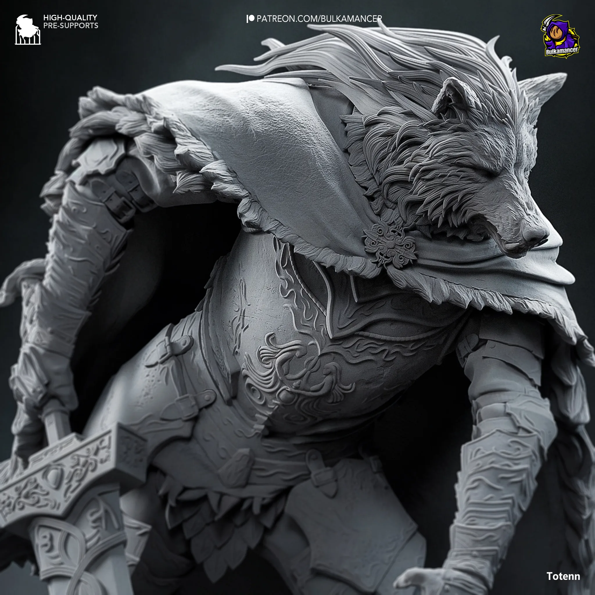 Elden Ring Blaidd the Half-Wolf Action Figure