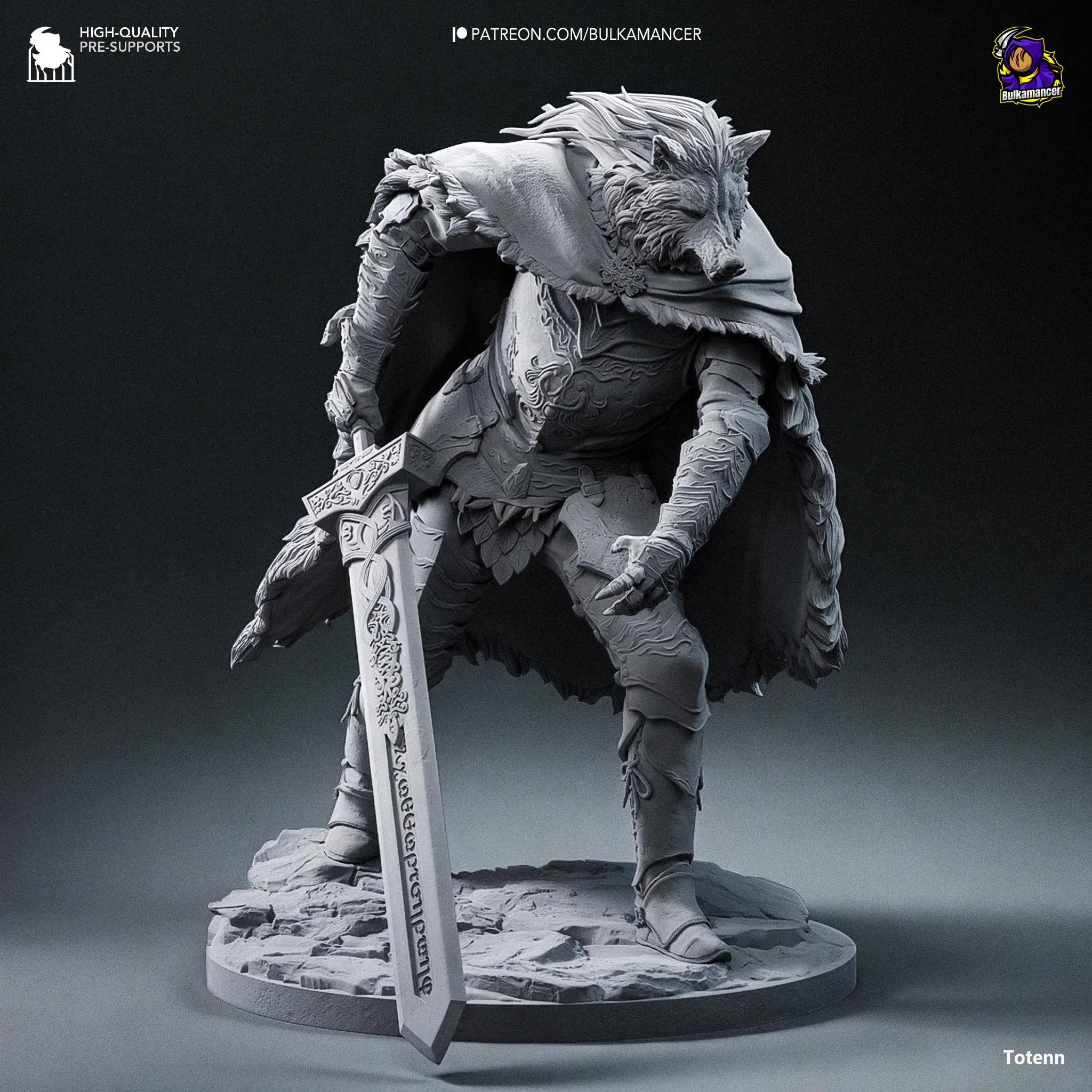 Elden Ring Blaidd the Half-Wolf Action Figure