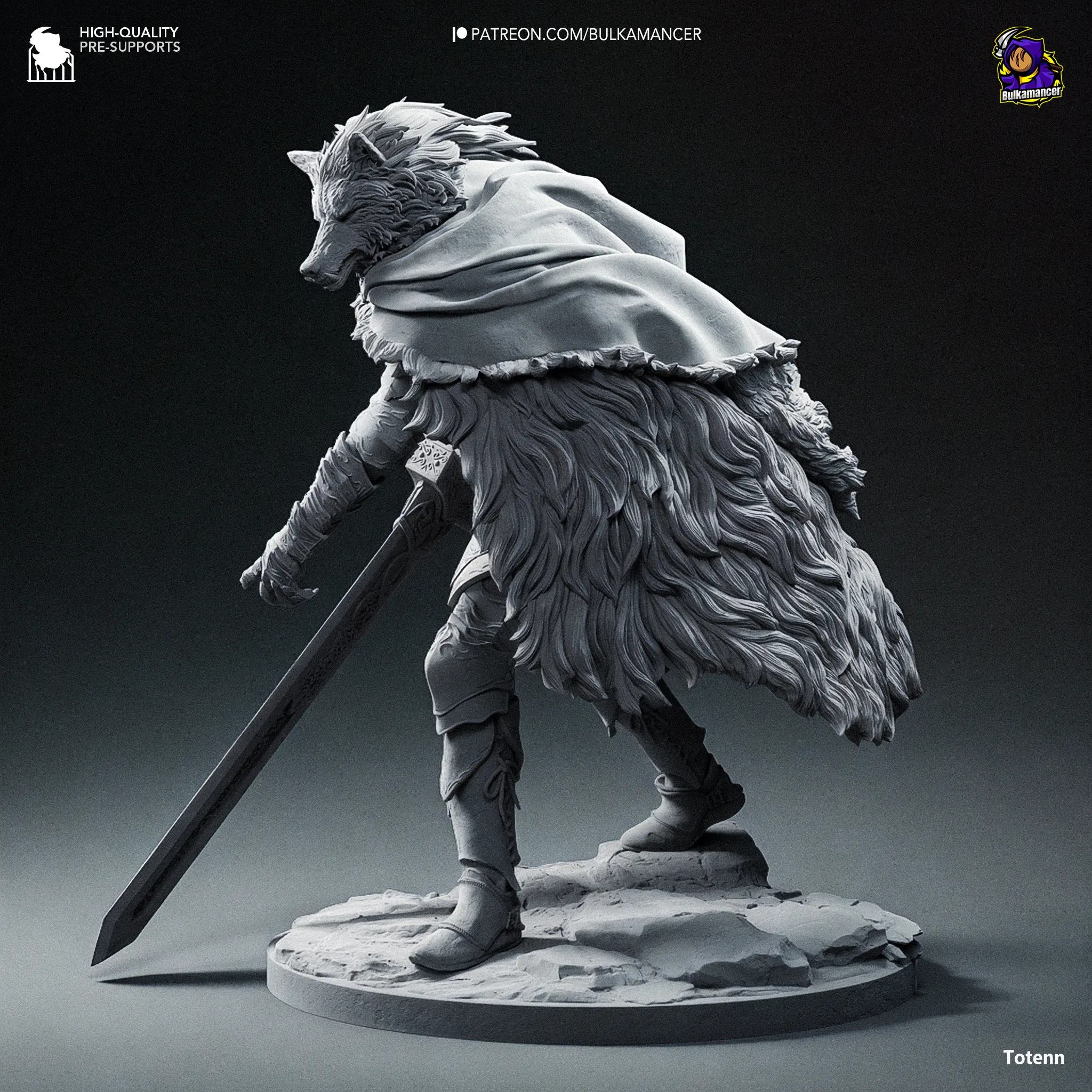 Elden Ring Blaidd the Half-Wolf Action Figure