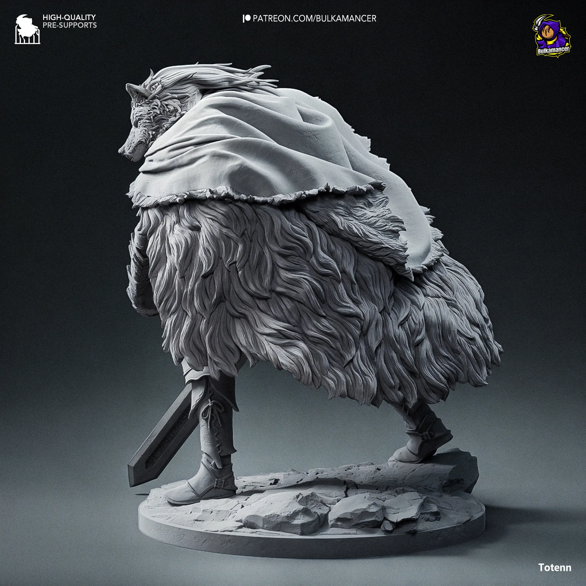 Elden Ring Blaidd the Half-Wolf Action Figure