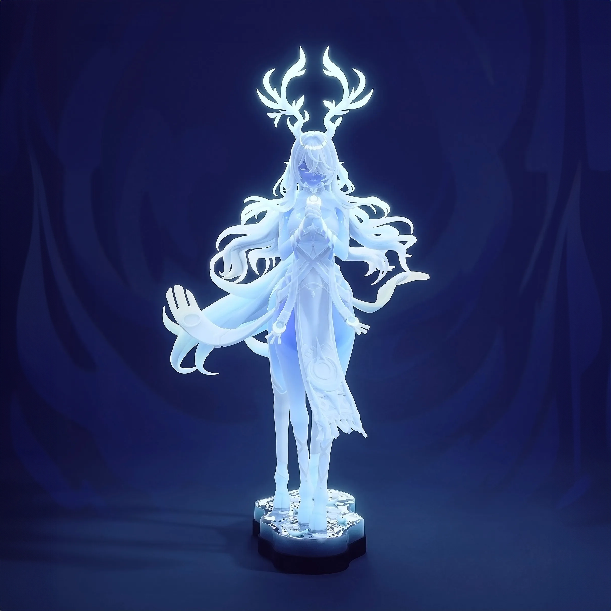 genshin impact lauma dear form action figure