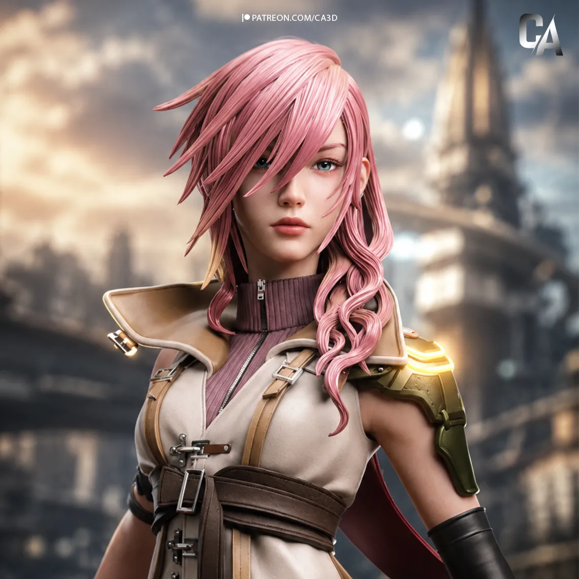 final fantasy xiii lightning action figure