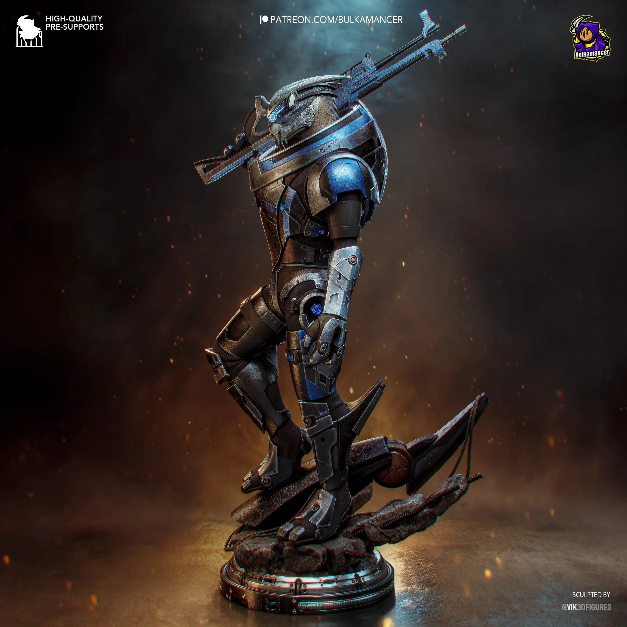 mass effect garrus figure