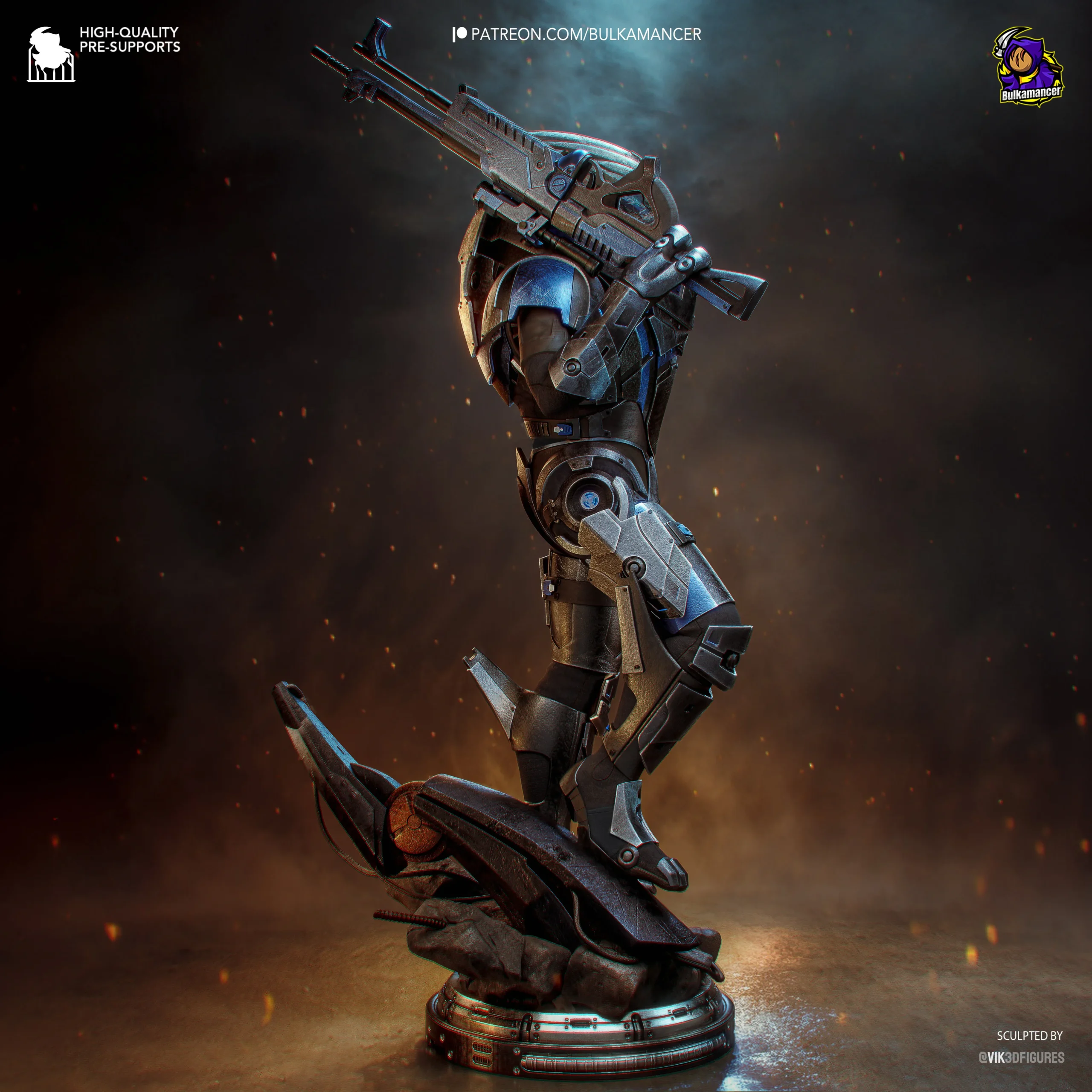 mass effect garrus figure