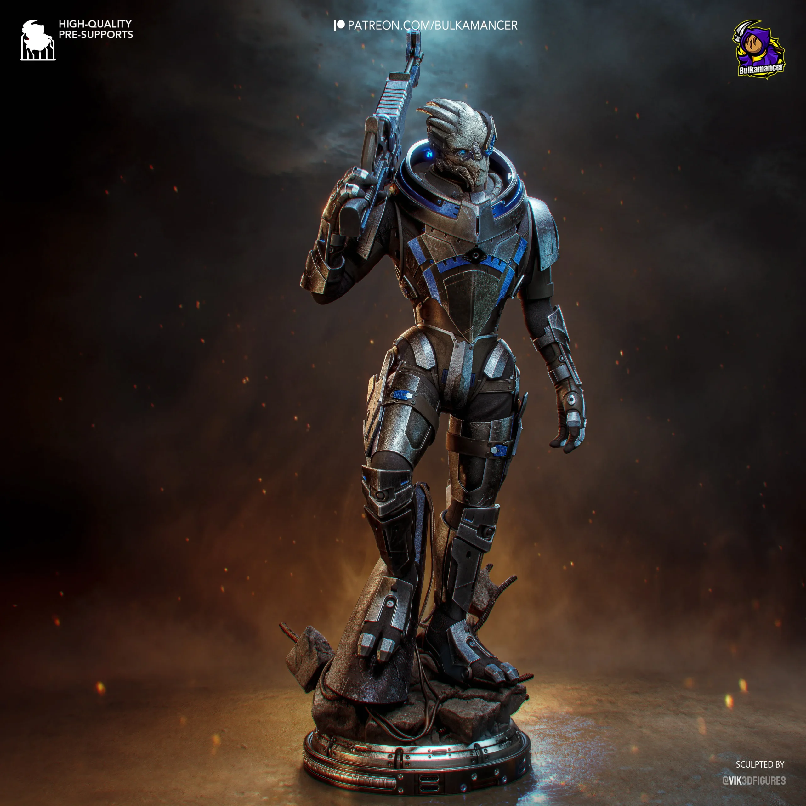 mass effect garrus figure