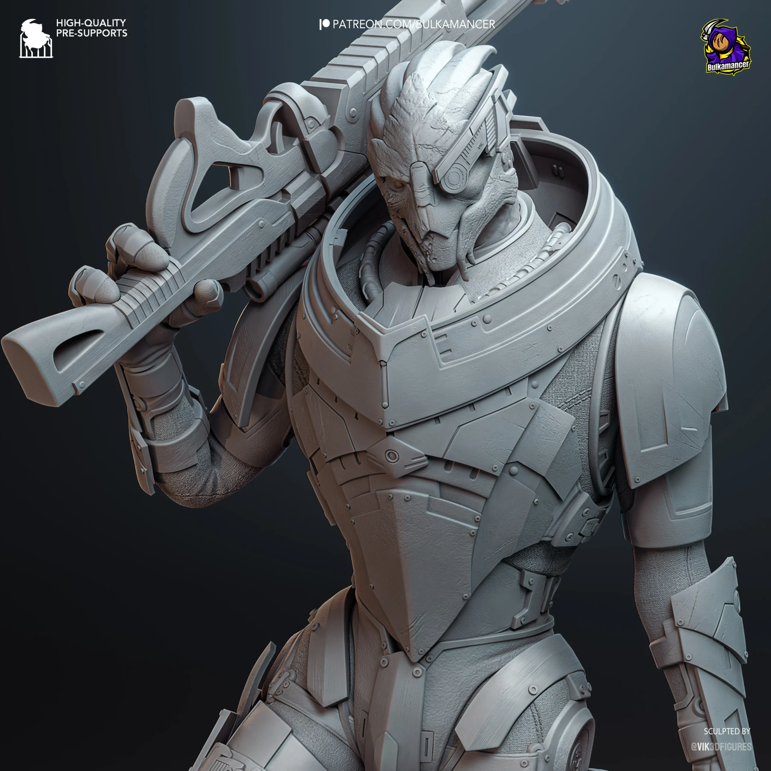 mass effect garrus figure
