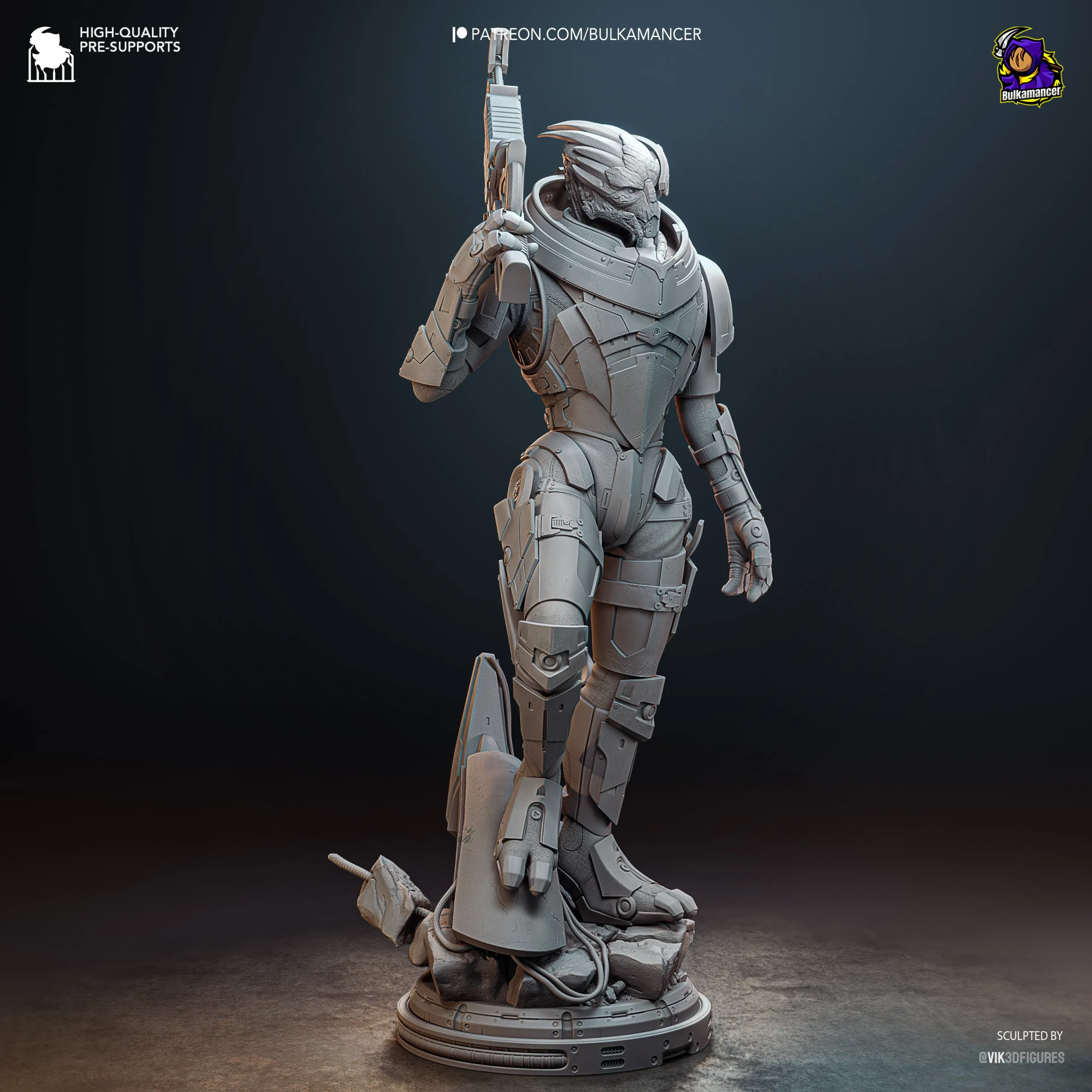 mass effect garrus figure