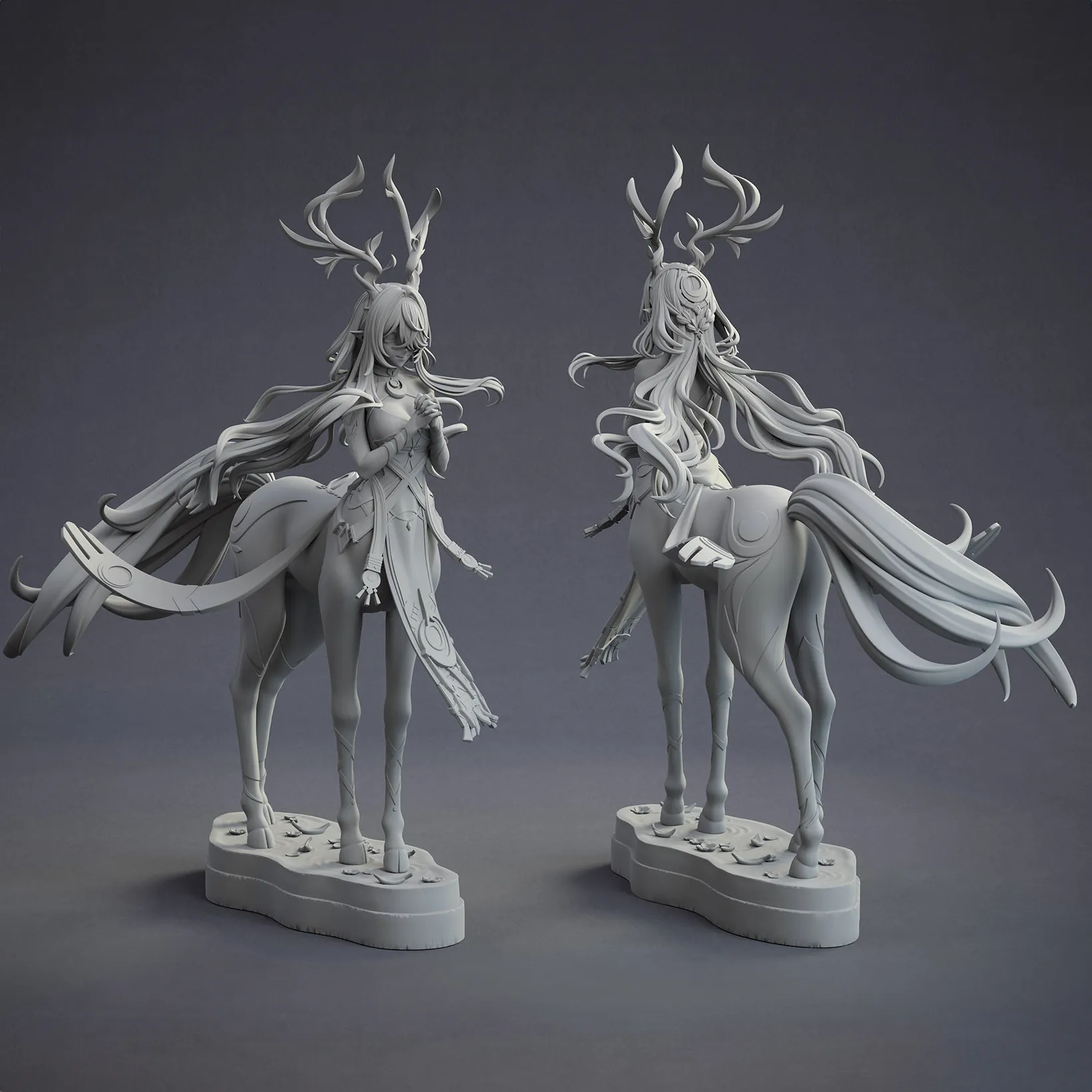 genshin impact lauma dear form action figure