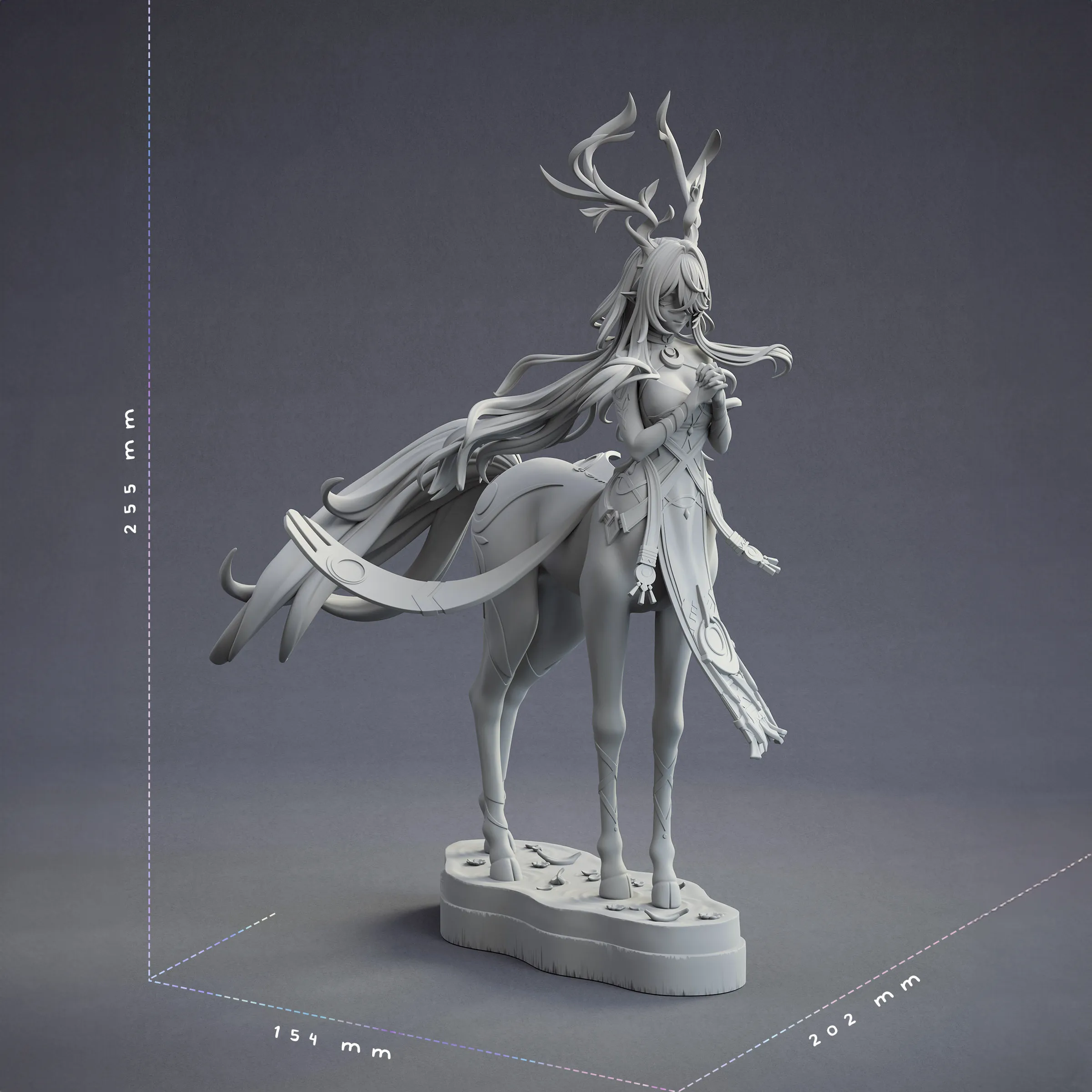 genshin impact lauma dear form action figure