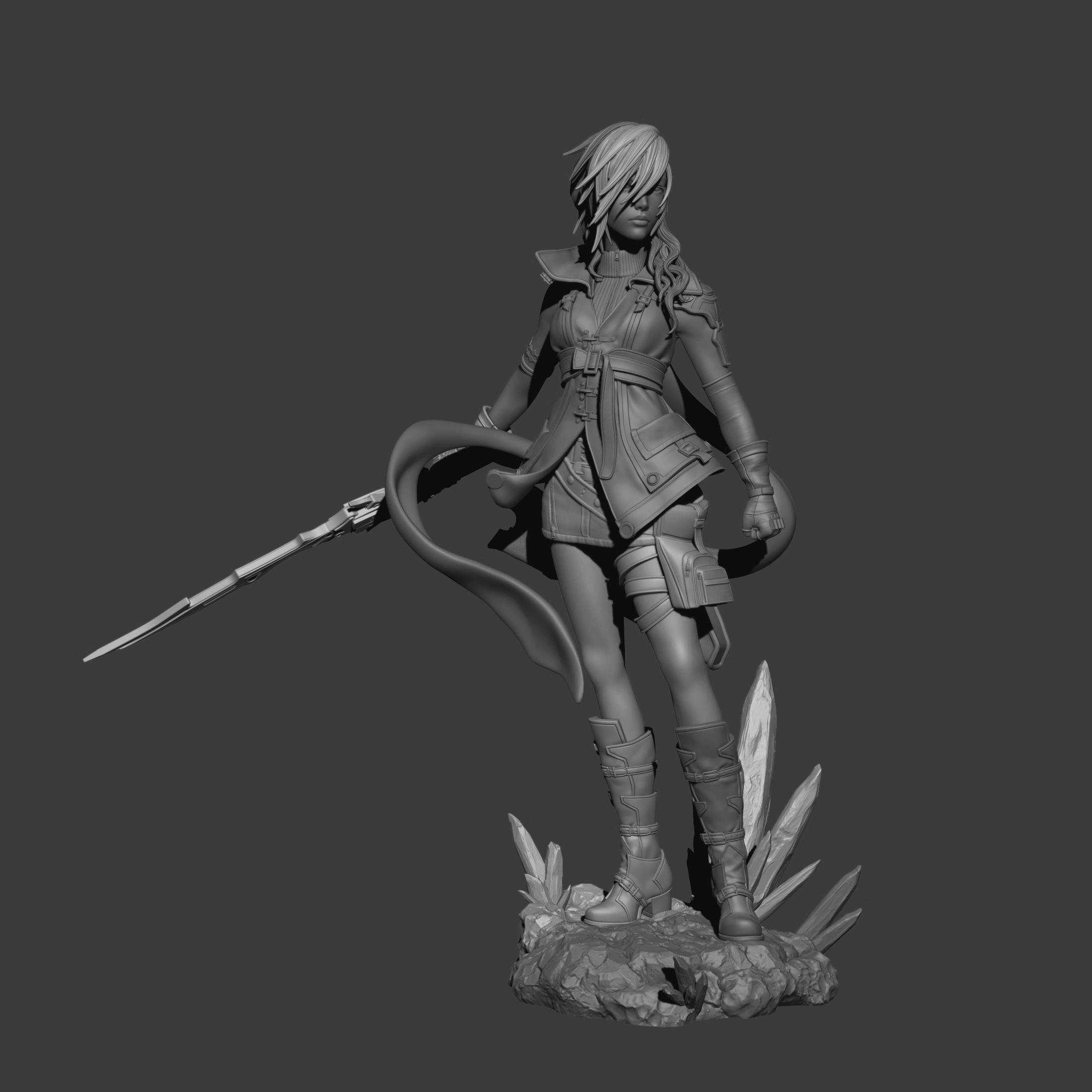 final fantasy xiii lightning action figure